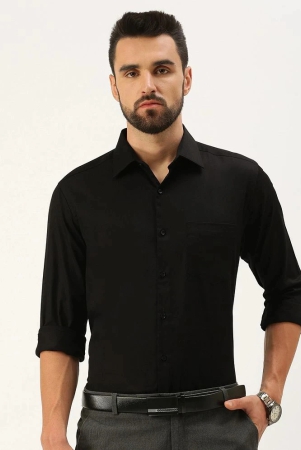 ivoc-black-100-cotton-regular-fit-mens-casual-shirt-pack-of-1-none