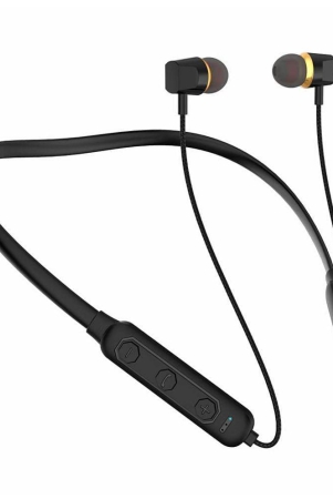 VEhop 30Hr Play with Mic In Ear Bluetooth Neckband 18 Hours Playback IPX4(Splash & Sweat Proof) Fast charging,Powerfull bass -Bluetooth V 5.0 Assorted