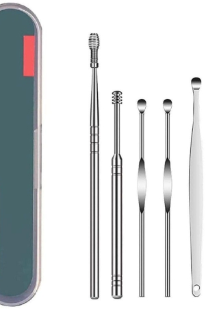 geeo-stainless-steel-effective-ear-wax-cleaner-kit-with-a-storage-box-set-of-6-silver-remover-tool-comfortable-ear-wax-picker-ear-wax-cleaner-for-baby-and-adults-hygiene-essentia