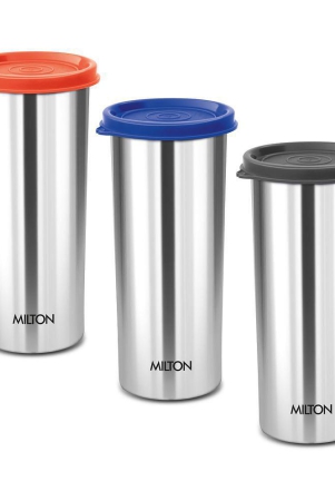 milton-stainless-steel-tumbler-with-lid-set-of-3-530-ml-each-assorted-lid-color-may-vary-office-gym-yoga-home-kitchen-hiking-treking-travel-tumbler-assorted