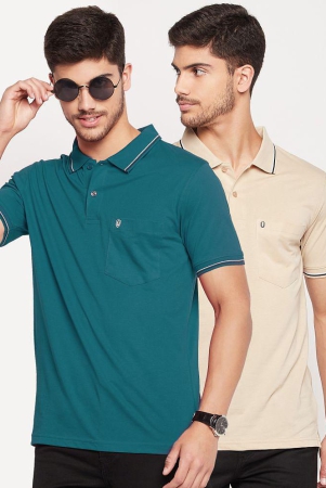 uniberry-teal-blue-cotton-blend-regular-fit-mens-polo-t-shirt-pack-of-2-none