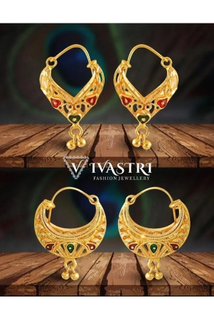 vivastri-golden-chandbalis-earrings-pack-of-2-golden