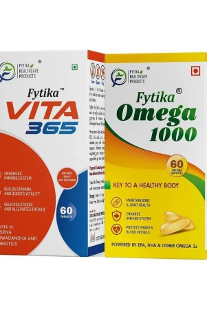 fytika-vita-365-60-tabs-omega-1000-60-caps-combo-pack-pack-of-2