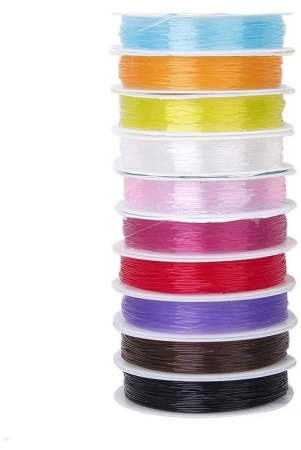 pransunita-rubber-colorful-elastic-string-cord-for-bracelets-jewelry-making-pack-of-1-