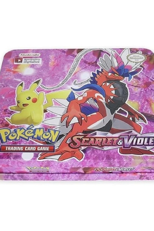 sevriza-pokemon-scarlet-violet-paldea-evolved-trading-card-game-tin-box-assorted-cards