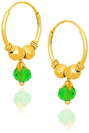 luv-fashion-light-green-hoops-earrings-pack-of-1-light-green