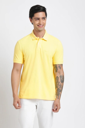 light-yellow-polo-cotton-t-shirt-xl-yellow