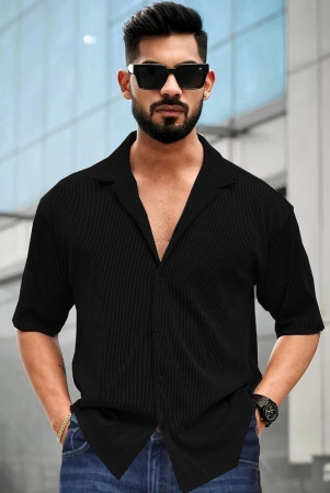 clafoutis-lycra-relaxed-fit-self-design-34th-sleeves-mens-polo-t-shirt-black-pack-of-1-none