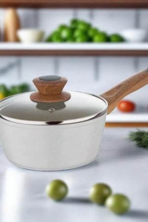 bergner-naturally-marble-non-stick-18-cm-saucepan-with-glass-lid-milk-pan-gas-induction-compatible-cream