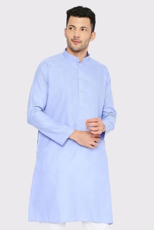 maharaja-sky-blue-cotton-blend-mens-regular-kurta-pack-of-1-none