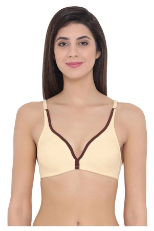 clovia-poly-cotton-plunge-bra-beige-40b