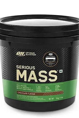 Serious Mass Weight Gainer - Chocolate flavour - 5KG-Chocolate