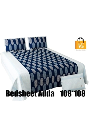 bedsheet-adda-super-mega-king-size-king-size108108-in-pure-cotton-sanganeri-printed-jaipuri-double-bedsheet-with-2-matching-pillow-covers-rj-14-03-108108-ht8306