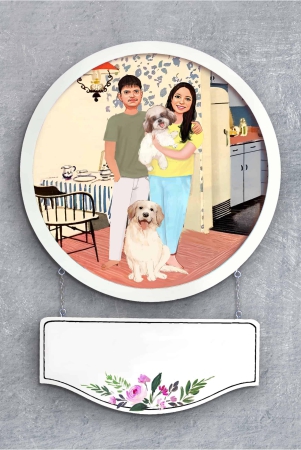 handpainted-personalized-character-nameplate-with-pets-full-frame