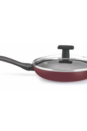 milton-pro-cook-granito-induction-fry-pan-with-lid-28-cm-burgundy