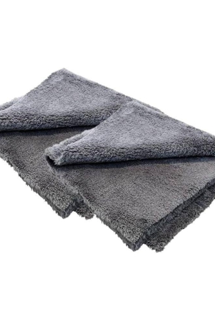 hometales-grey-500-gsm-drying-towel-for-automobile-pack-of-2-