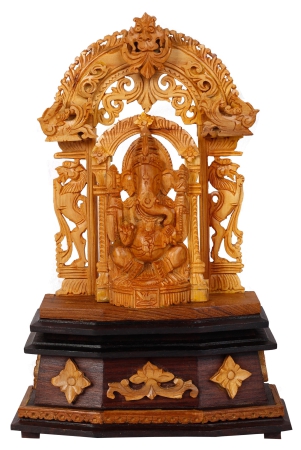 sandalwood-carved-ganesha