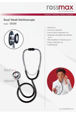 rossmax-stethoscope-with-dual-head-for-adult-and-pediatric-eb200