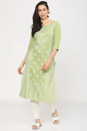 ketch-polyester-printed-straight-womens-kurti-green-pack-of-1-none