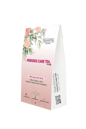 NAMHYA Periods Care Tea Plus+ with Natural Ayurvedic Herbs for Hormonal Balance and Pain Free Periods (100g)