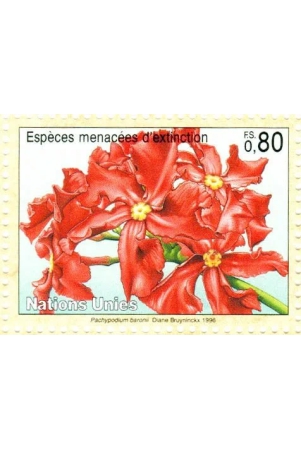 united-nations-red-bignonia-flower-postage-stamp