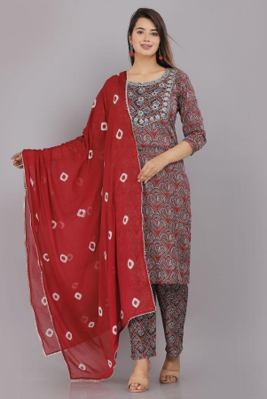 highlight-fashion-export-maroon-straight-cotton-womens-stitched-salwar-suit-pack-of-1-none