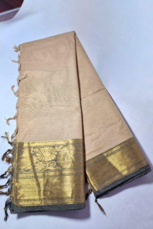 nvmsd004-creamy-color-muga-silk-saree-with-mango-design-golden-zari-border