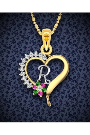 vighnaharta-valentine-gift-traditional-flower-heart-initial-r-letter-cz-gold-and-rhodium-plated-alloy-pendant-for-women-and-girls-vfj2108pg-golden