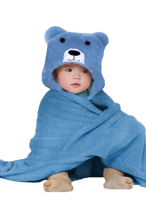 fleece-baby-blanket-with-hood-blue