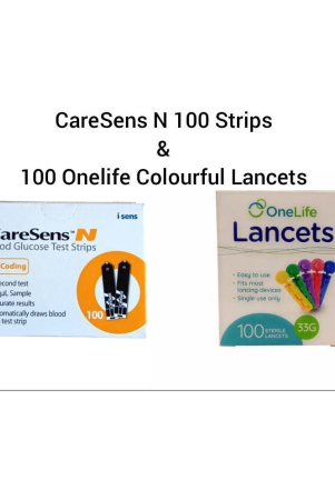 caresens-n-100-strips-with-100-onelife-lancets-expiry-april-2024