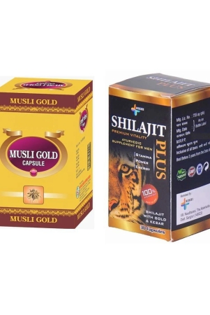 shilajit-plus-ayurvedic-capsule-30-nos-surjichem-musli-gold-capsule-30nos-pack-of-1-combo