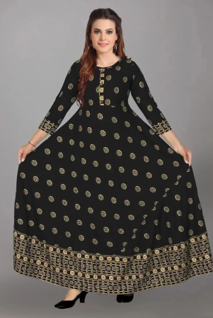 kapadia-black-rayon-womens-anarkali-kurti-pack-of-1-none