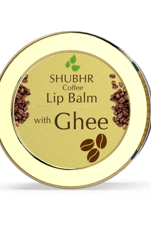 Shubhr Lip Balm & Gloss with goodness of Ghee for Dry & Chapped lips Coffee