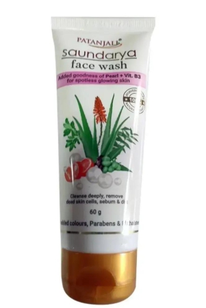 Patanjali Saundarya Face Wash 60 Gms