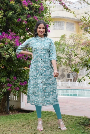 vbuyz-rayon-printed-front-slit-womens-kurti-blue-pack-of-1-none