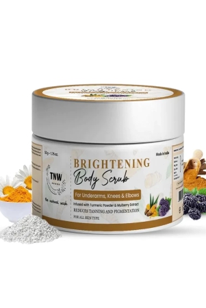 Brightening Body Scrub for Brightened Underarms, Knees, and Elbows