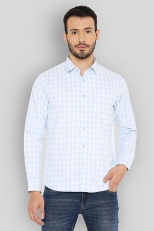 maharaja-blue-cotton-blend-slim-fit-mens-formal-shirt-pack-of-1-none