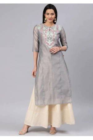 alena-grey-chanderi-straight-kurti-m