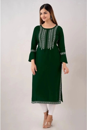 kapadia-green-rayon-womens-straight-kurti-pack-of-1-none