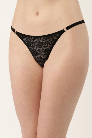 leading-lady-black-nylon-self-design-womens-g-strings-pack-of-3-none