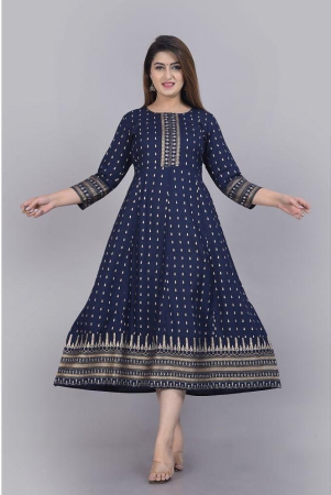 sipet-blue-rayon-womens-flared-kurti-pack-of-1-none