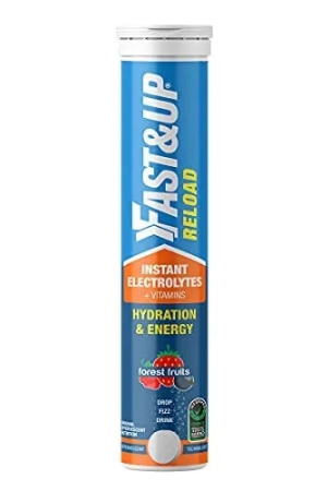 Fast&Up Reload Instant Energy and Hydration Sports Drink - 20 Effervescent Tablets - Forest Fruits Flavour