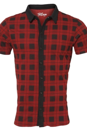 campus-sutra-cotton-regular-fit-checks-half-sleeves-mens-casual-shirt-red-pack-of-1-none