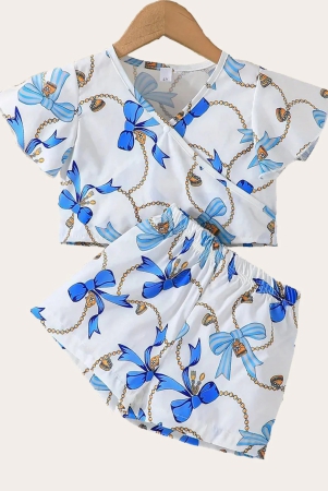 girls-white-and-blue-floral-printed-top-with-shorts-blue-5-6-years