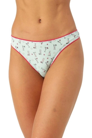 leading-lady-green-cotton-printed-womens-thongs-pack-of-1-none