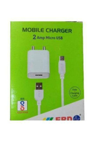 ERD Mobile Charger 2 Amp Micro USB White