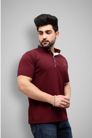 forbro-maroon-cotton-blend-regular-fit-mens-t-shirt-pack-of-1-none