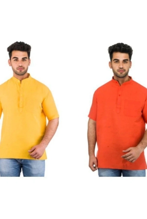 deshbandhu-dbk-multi-100-percent-cotton-kurta-pack-of-2-none