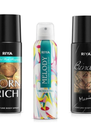 riya-born-rich-melody-bindas-deodorant-spray-perfume-for-unisex-450-pack-of-3-