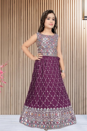 crushed-fabric-rich-border-wine-lehengaghagra-with-wine-sequin-work-embroidery-choli-22-3-4-years
